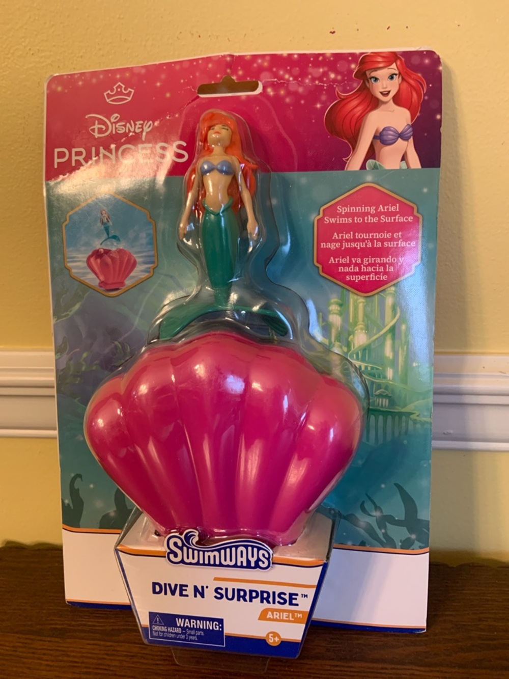 SwimWays Disney Princess Ariel Dive 'N' Surprise Pool Toy New